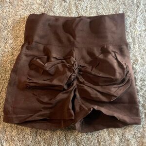 Women's Brown Athletic Shorts